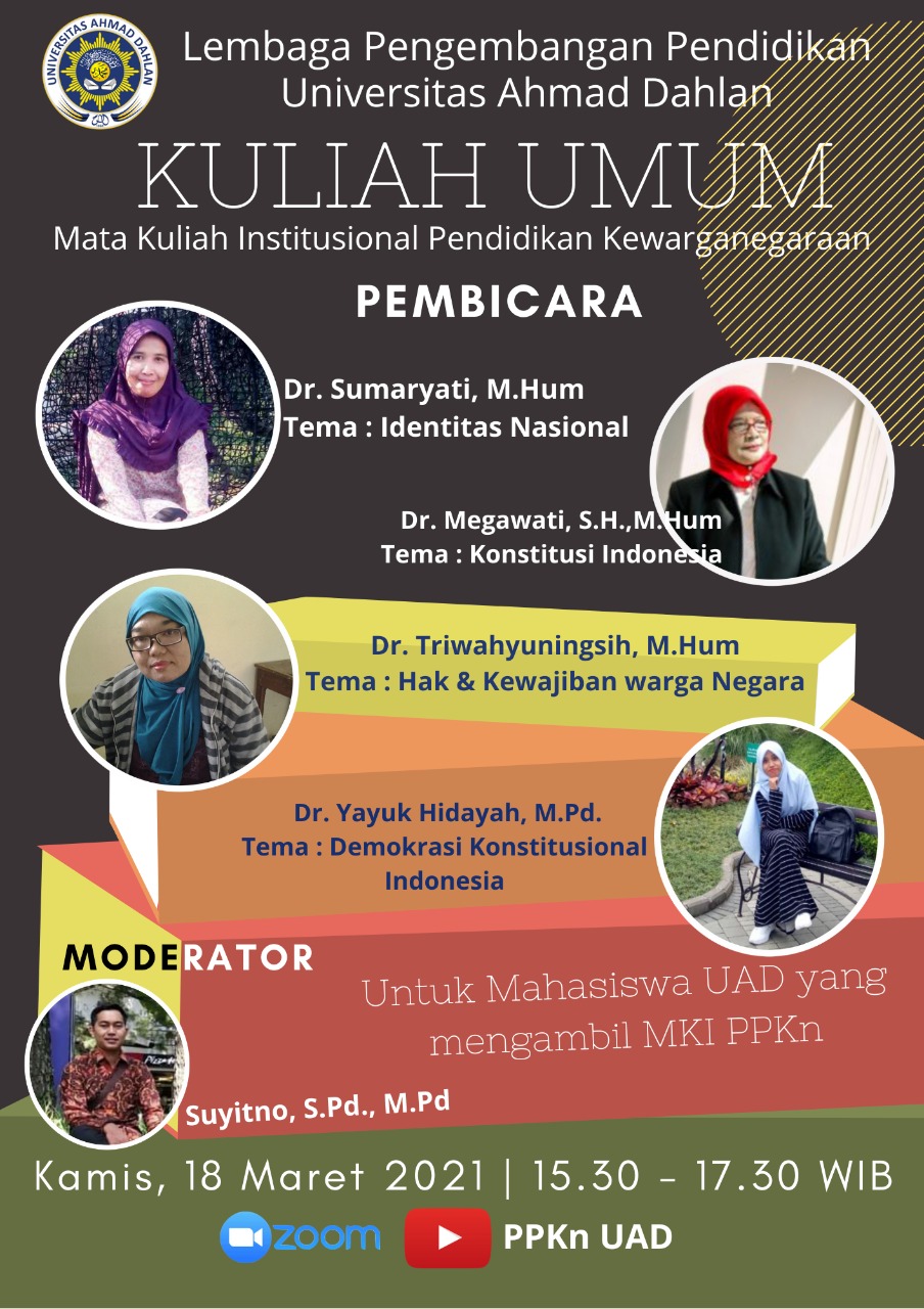 Flyer Kuliah Umum MKI PKN